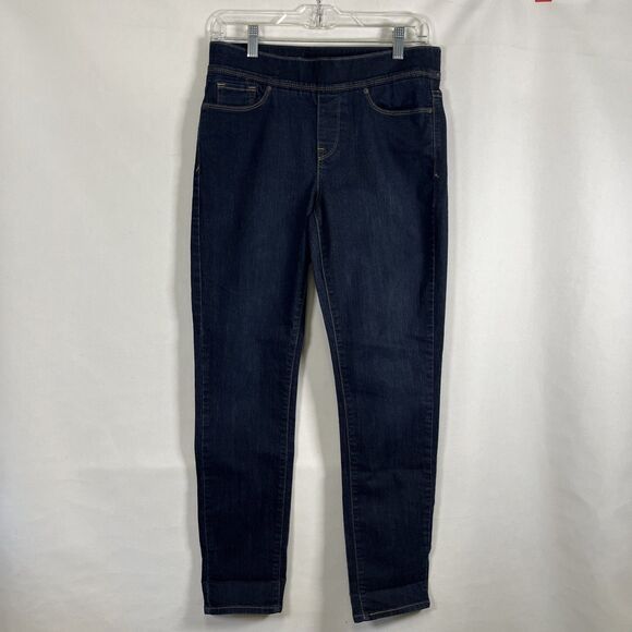 Levi’s Jeans Women’s Denim Leggings Pull On Size 6M Dark Wash Skinny Leg - Picture 1 of 8